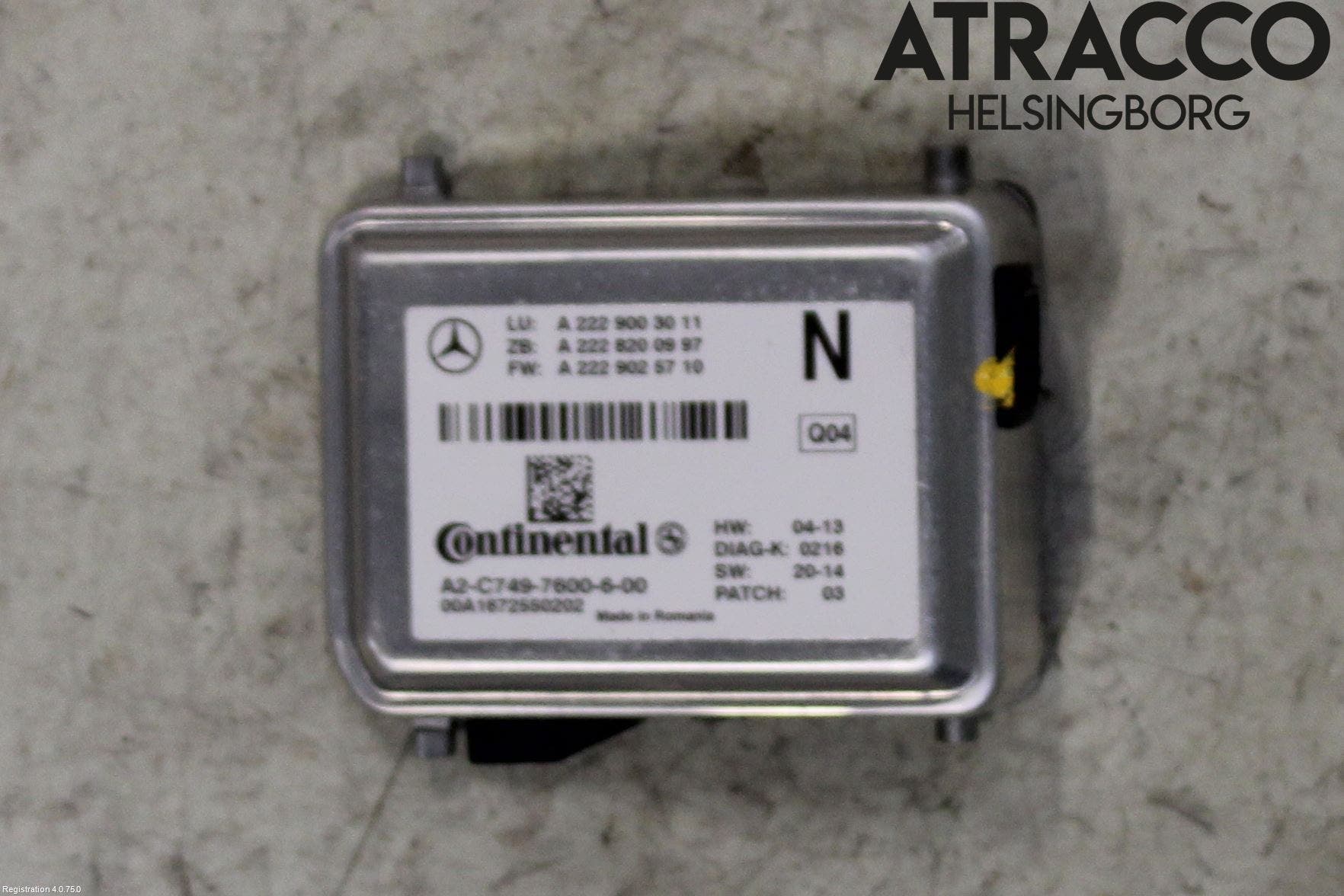 MB GLC-KLASS (X253/C253) 15-22 Sensor Aktivt Kollisionsskydd