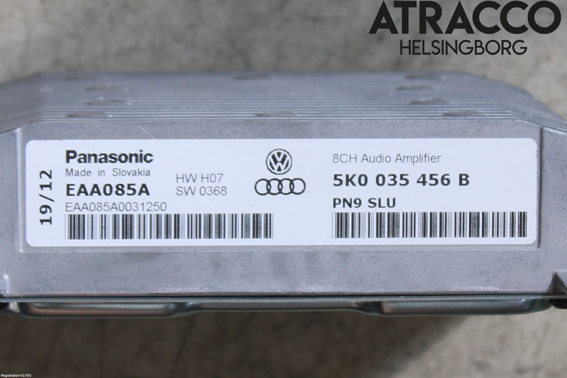 Volkswagen VW PASSAT CC 08-16 Radio-Stereo Förstärkare