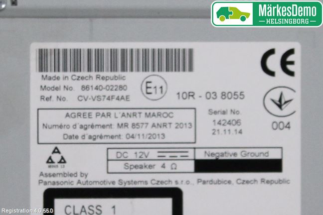 Toyota AURIS 13-19 Cd Radio - Multimediapanel