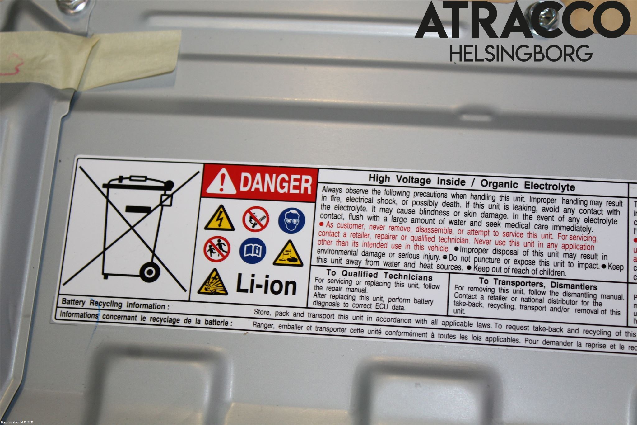 Toyota C-HR 16-23 Batteri Högspänning