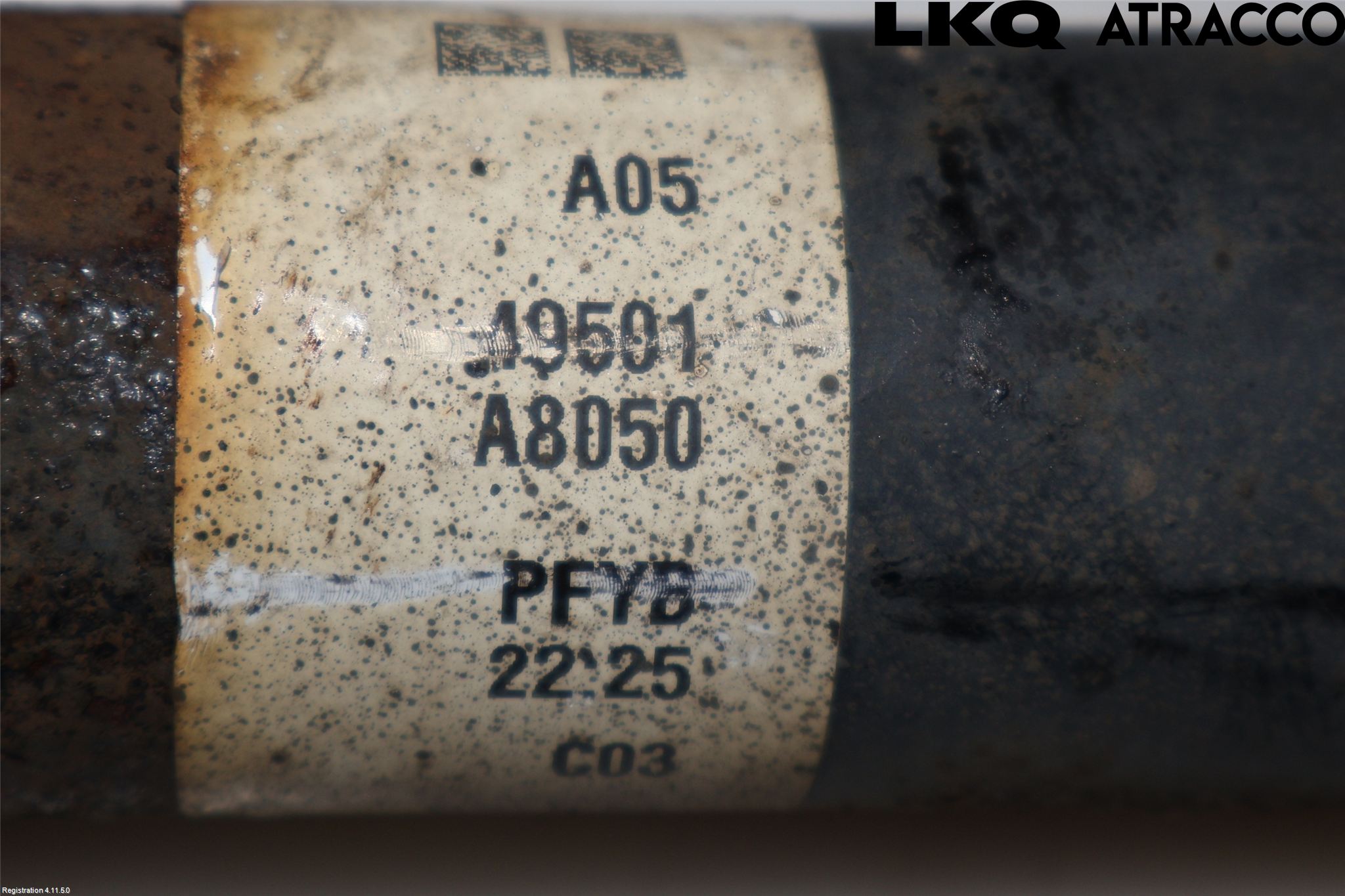 Kia OPTIMA 16-20 Drivaxel Fram Höger