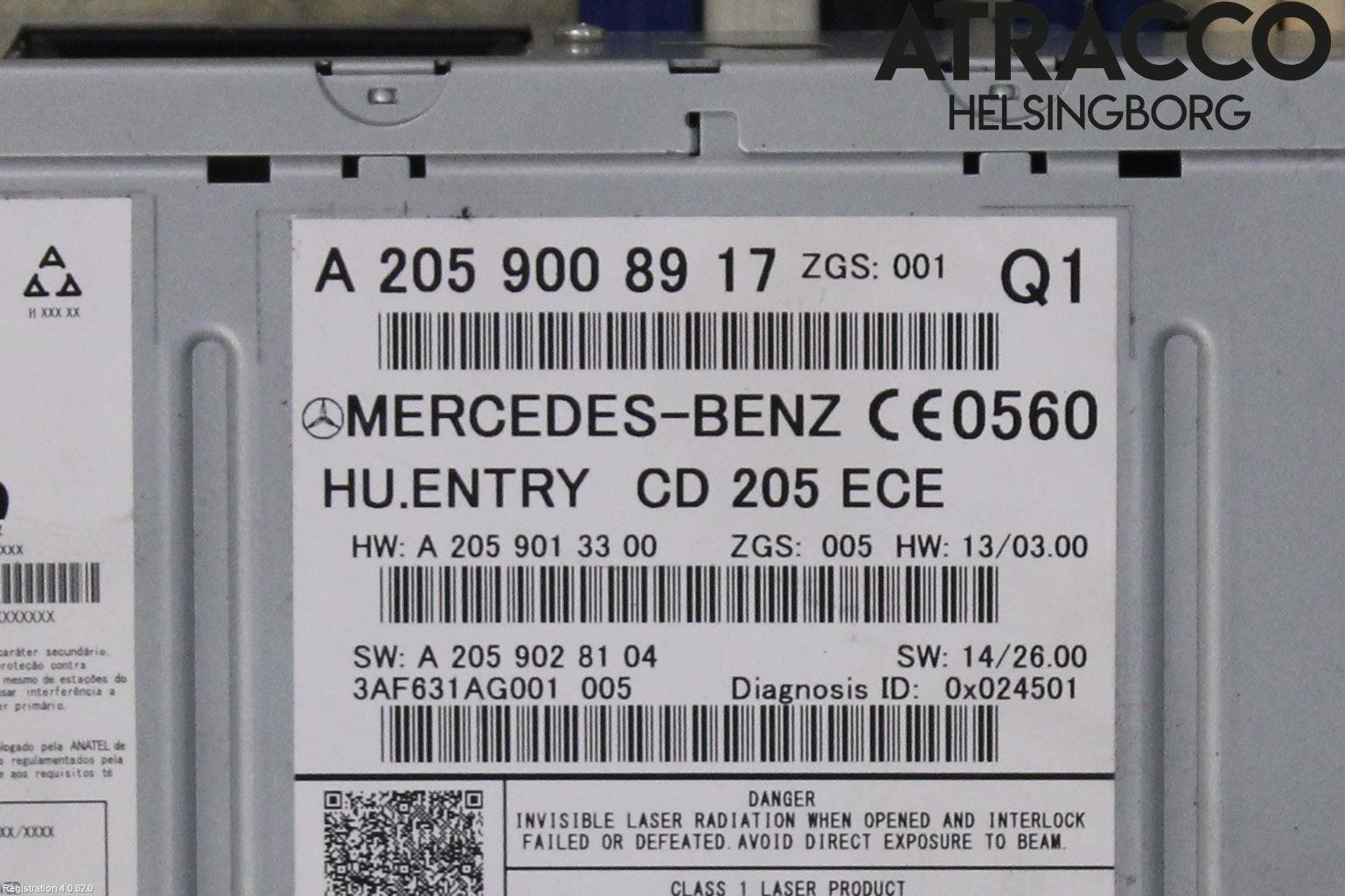 Mercedes-Benz MB C-KLASS (W205) 14-21 Cd Radio - Multimediapanel