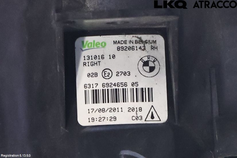 BMW X1 E84 10-15 Dimljus-Varselljus Fram