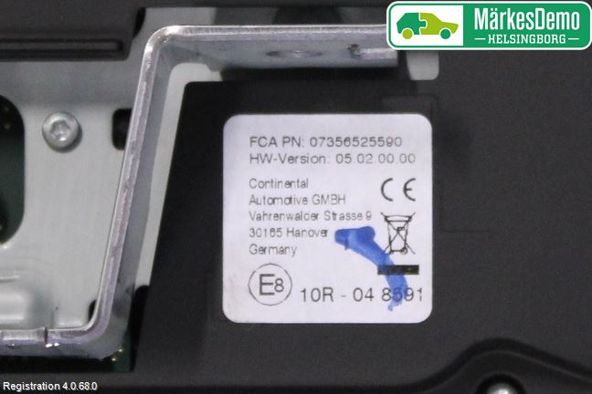 Fiat TIPO/CROSS 16- Multifunktionsdisplay