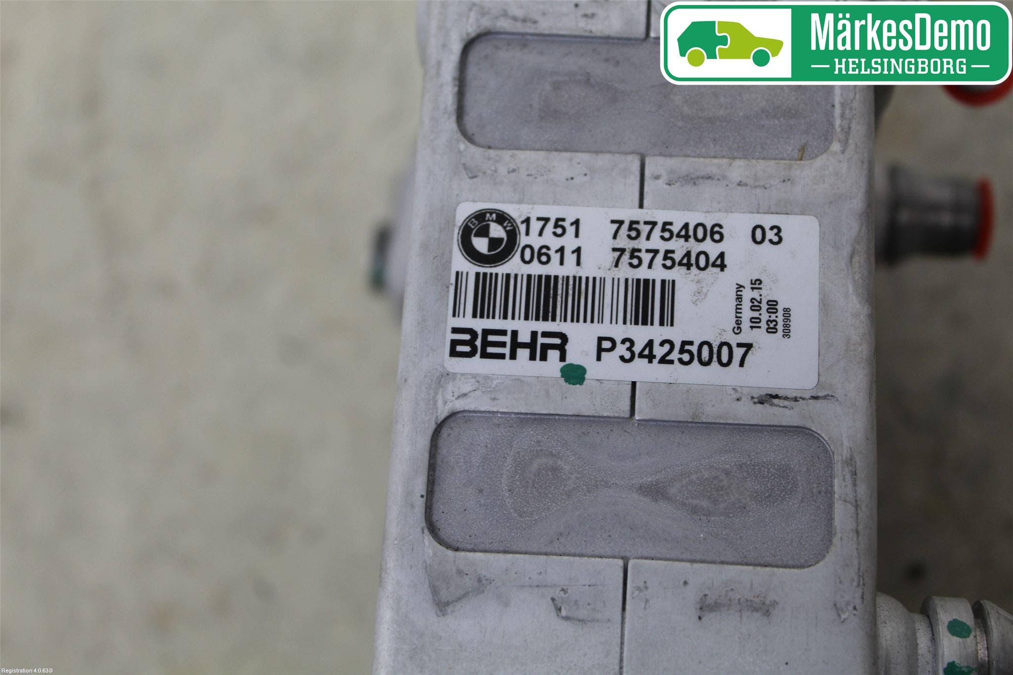 BMW X6 F16 14-19 Laddluft-Intercooler Kyl