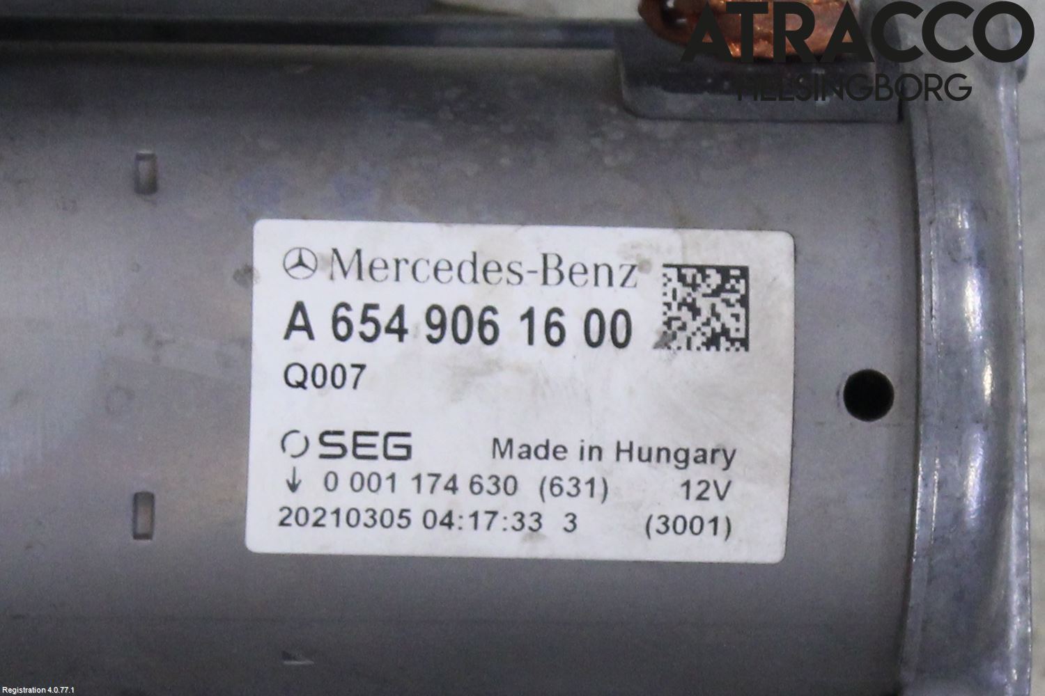 Mercedes-Benz MB SPRINTER (W907/W910) 19- Startmotor Diesel