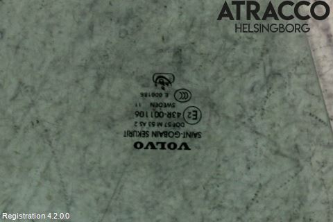 Volvo V50 08-12 Dörruta Fram Höger