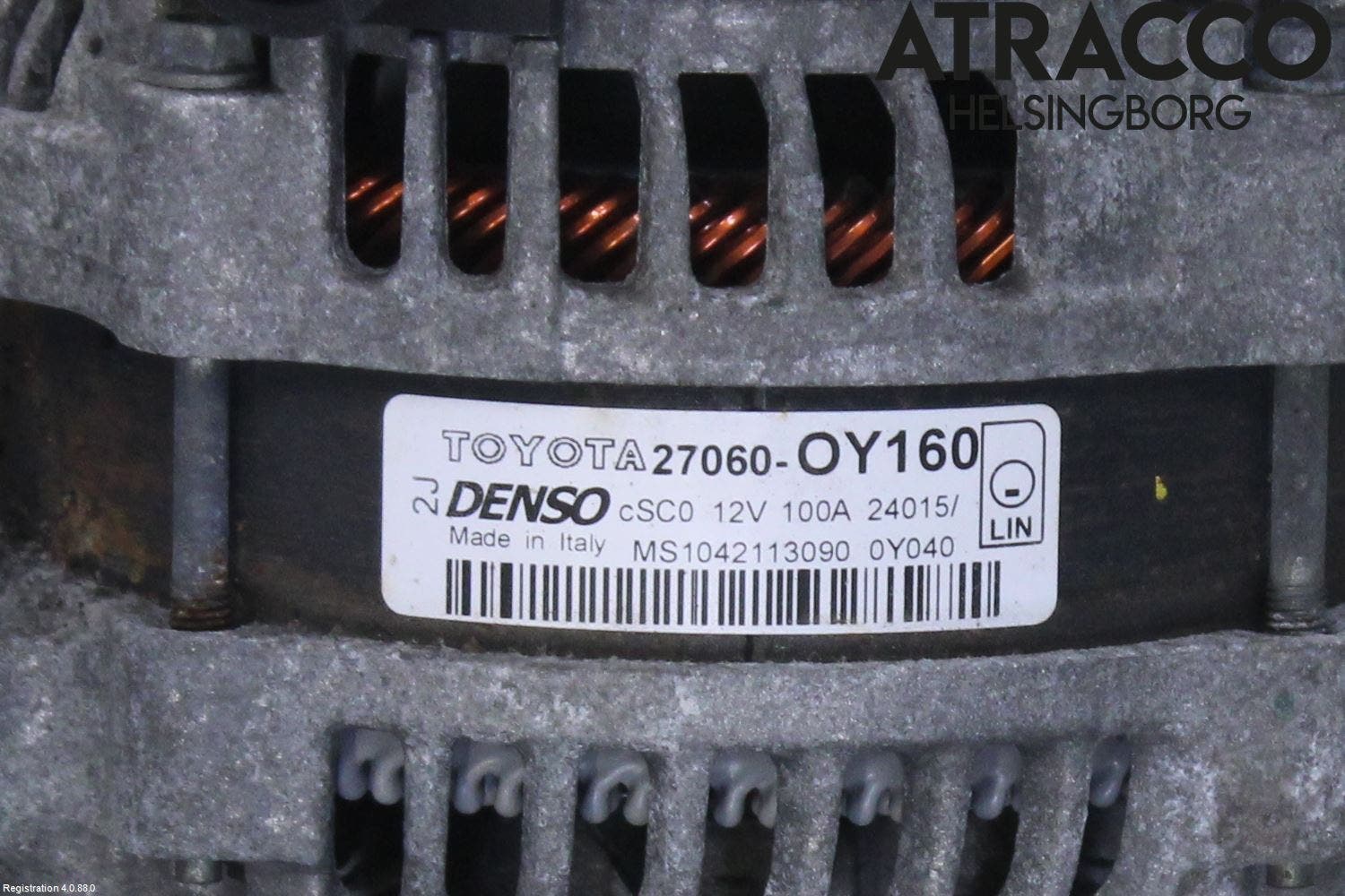 Toyota YARIS XP130 15-20 Generator