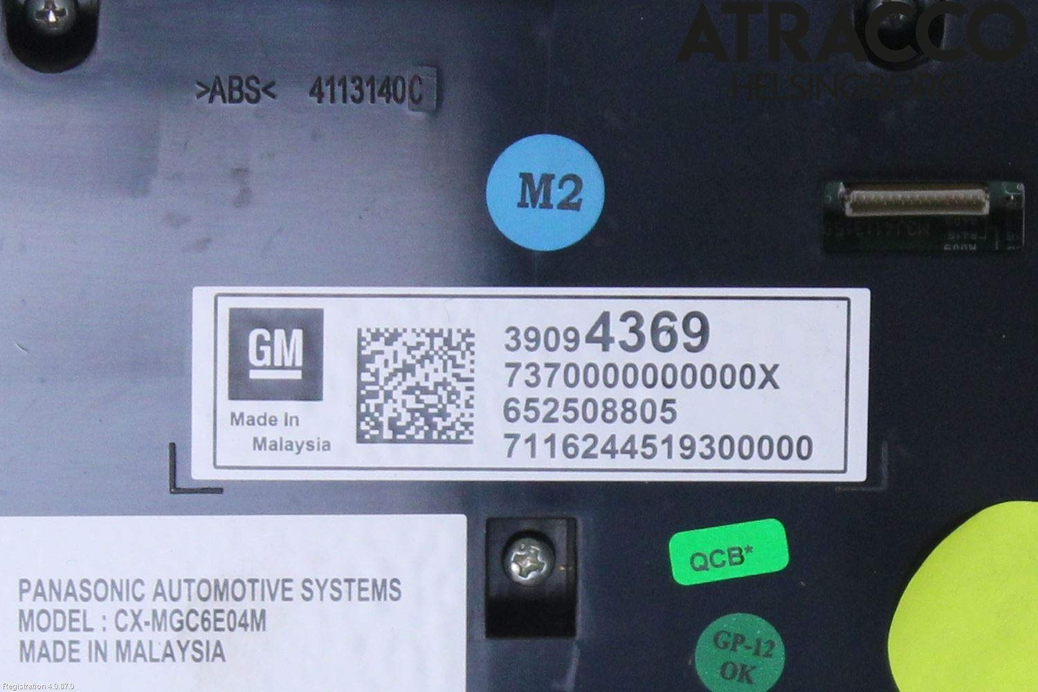 Opel ZAFIRA C 12-19 Cd Radio - Multimediapanel