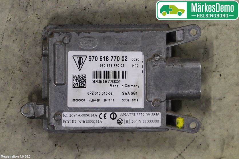 Porsche PANAMERA 09- Sensor Aktivt Kollisionsskydd