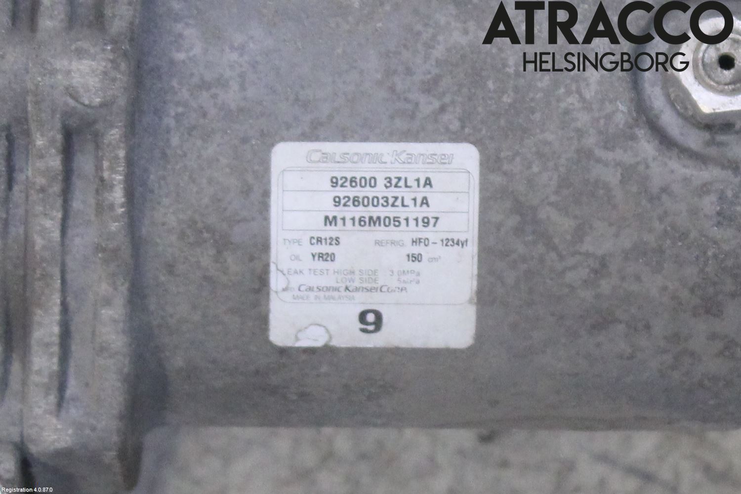 Nissan JUKE 14-19 Ac Kompressor