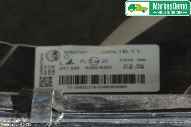 Alfa GIULIA Strålkastare Vänster