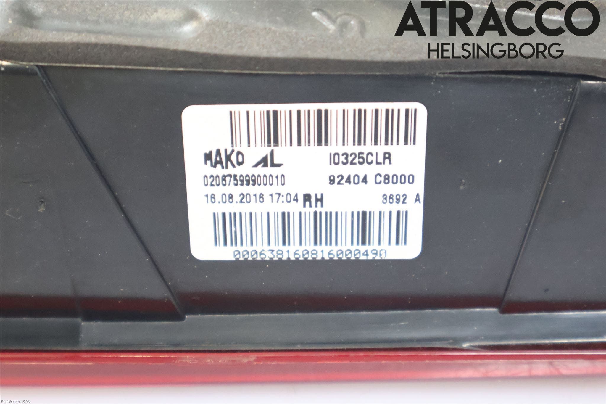 Hyundai i20 GB 15-20 Bakljus Lucka Hö