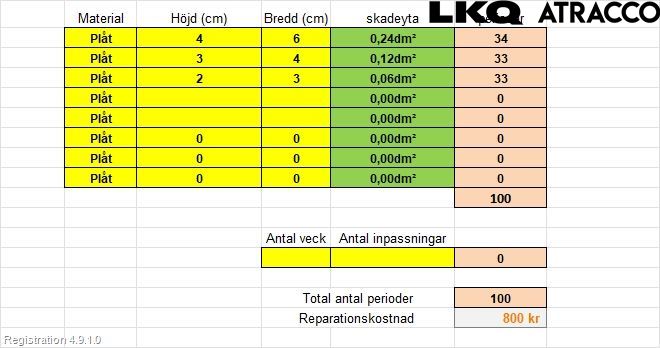Hyundai i30 GD 13-17 Dörr Bak Höger