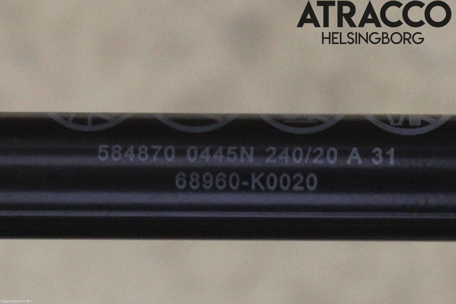 Toyota YARIS XP21 20- Gasfjäder Baklucka