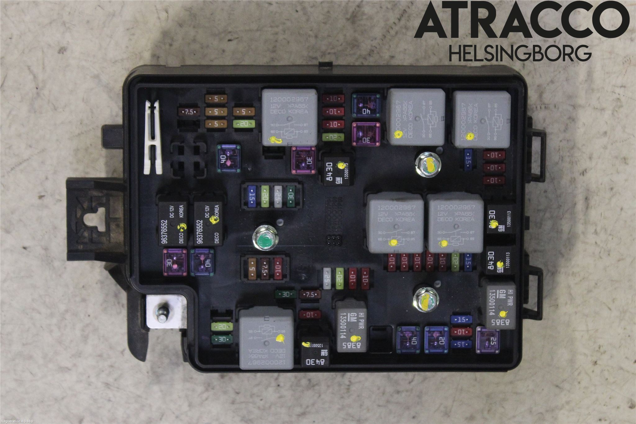 Chevrolet AVEO Säkringsdosa-Elcentral