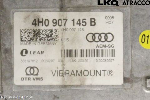 Audi A6/S6 4G 11-18 Styrenhet Övrigt