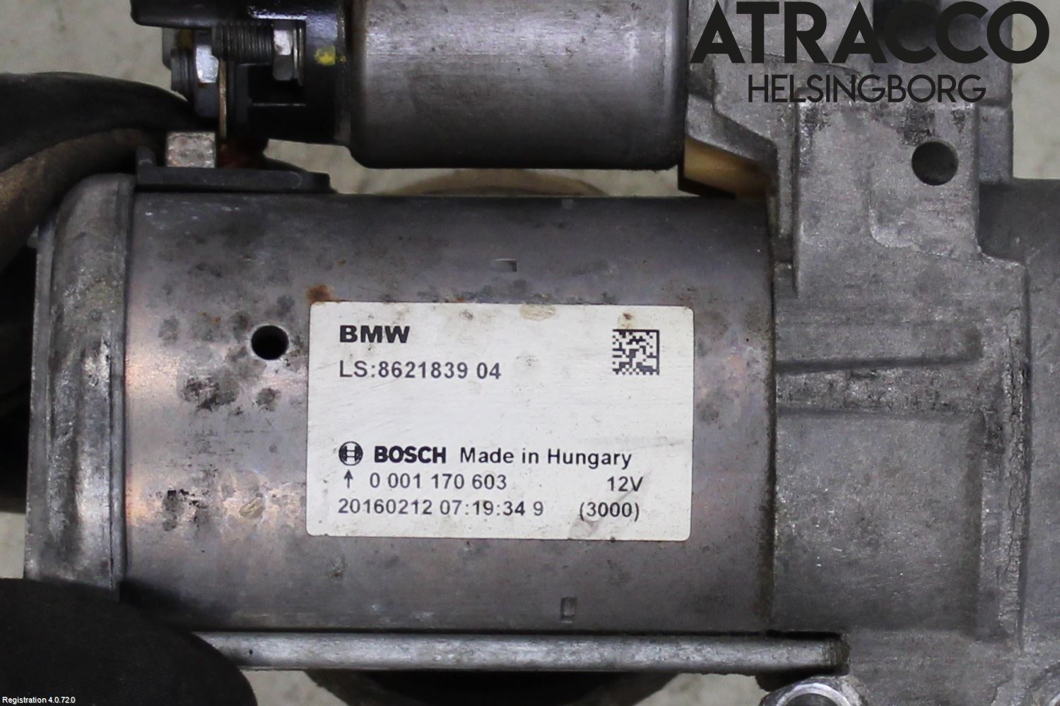 BMW 3 F30/F31/F80 12-19 Startmotor