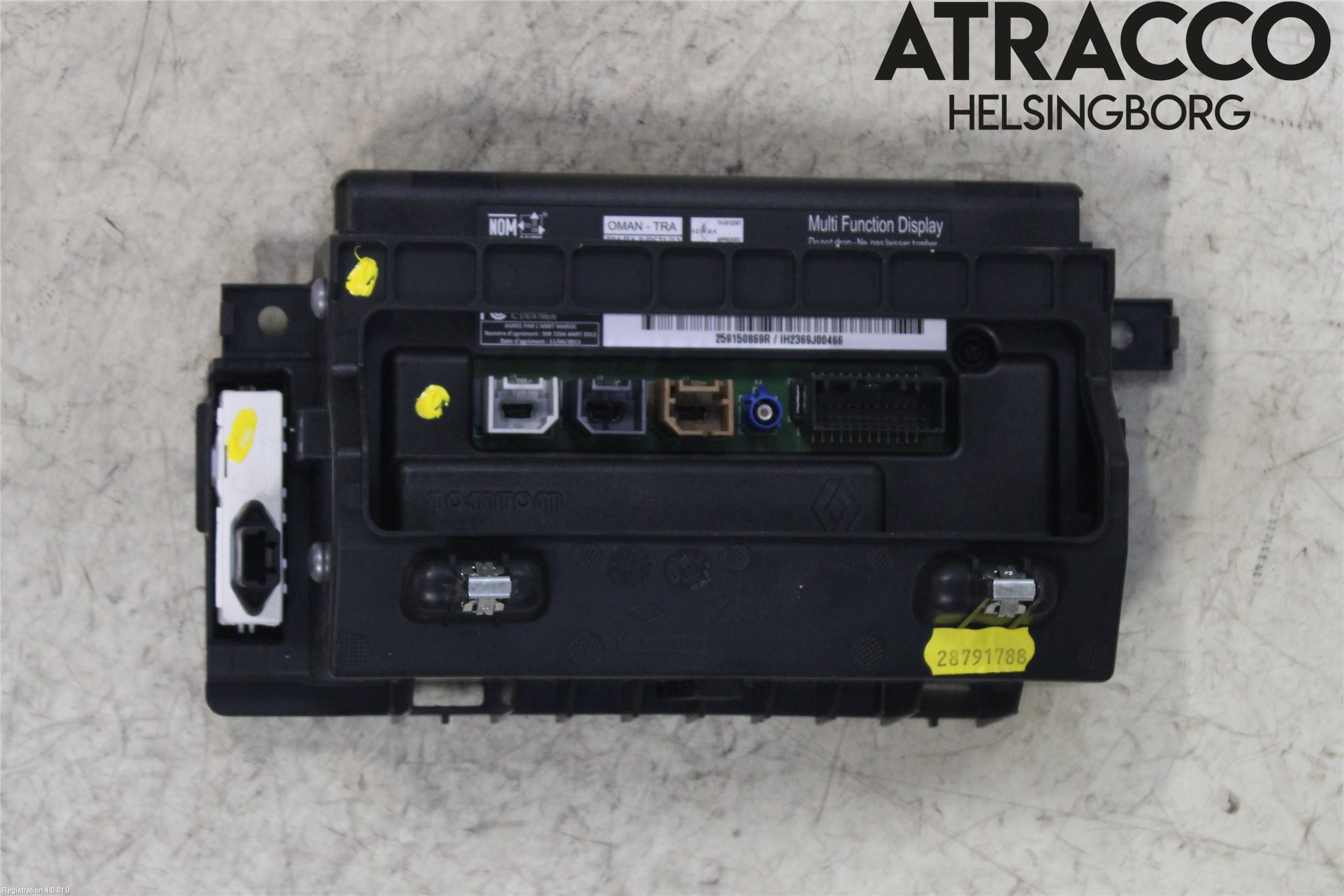 Renault KANGOO II 15-21 Multifunktionsdisplay