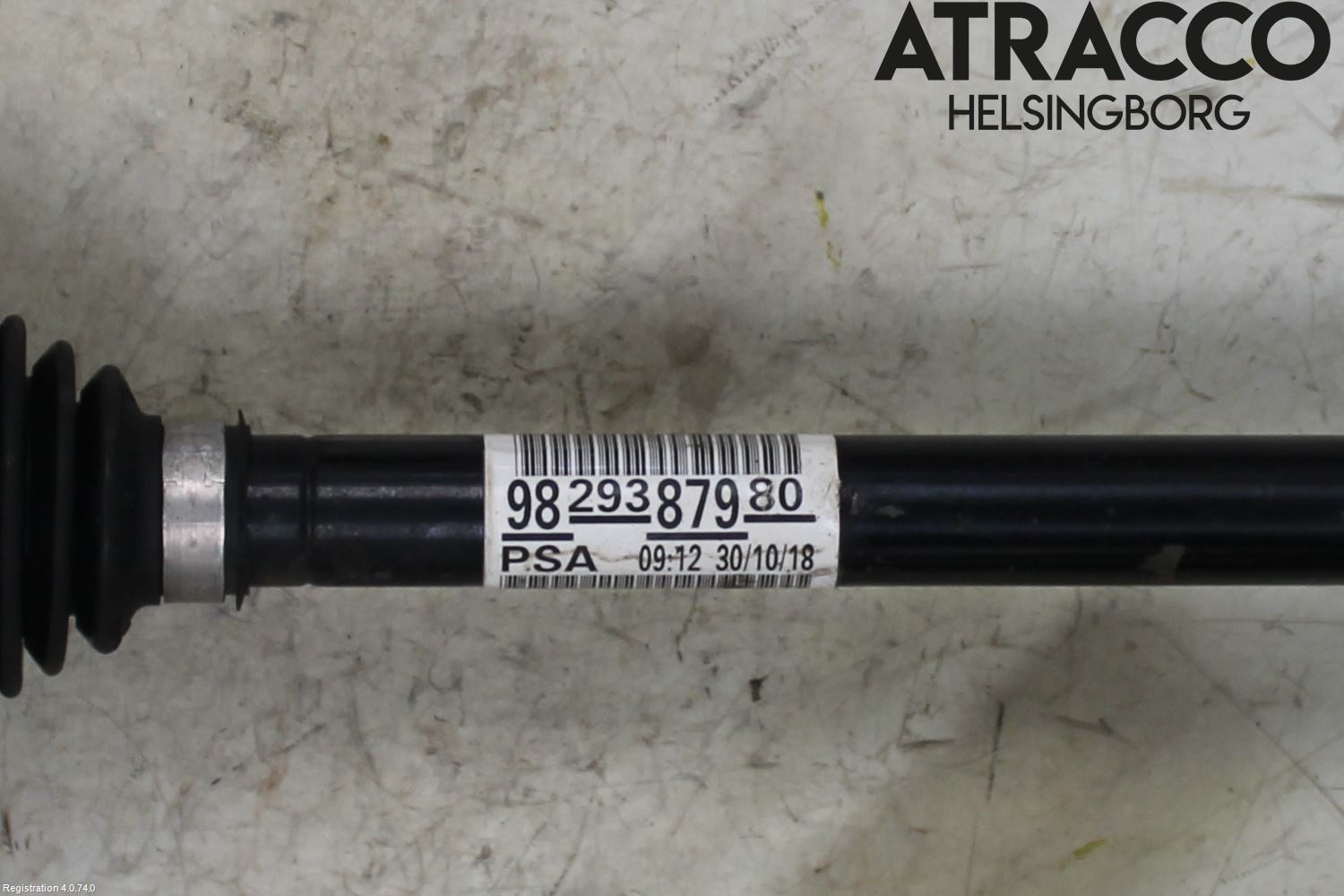Citroen C4 CACTUS 14-20 Drivaxel Fram Höger
