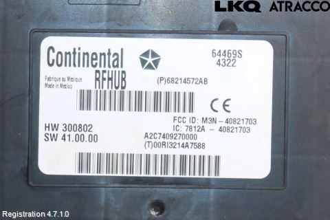 Fiat FREEMONT Styrenhet Centrallås