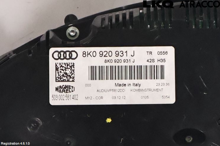 Audi A4 12-15 Instrument Komb