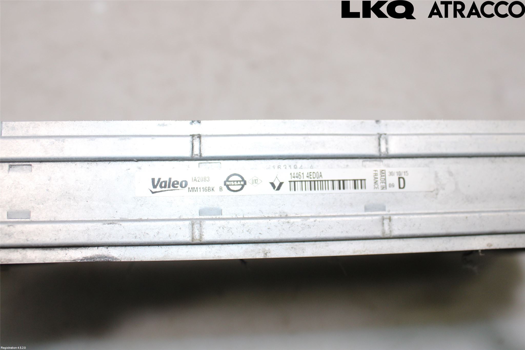 Renault MEGANE IV 16-23 Laddluft-Intercooler Kyl