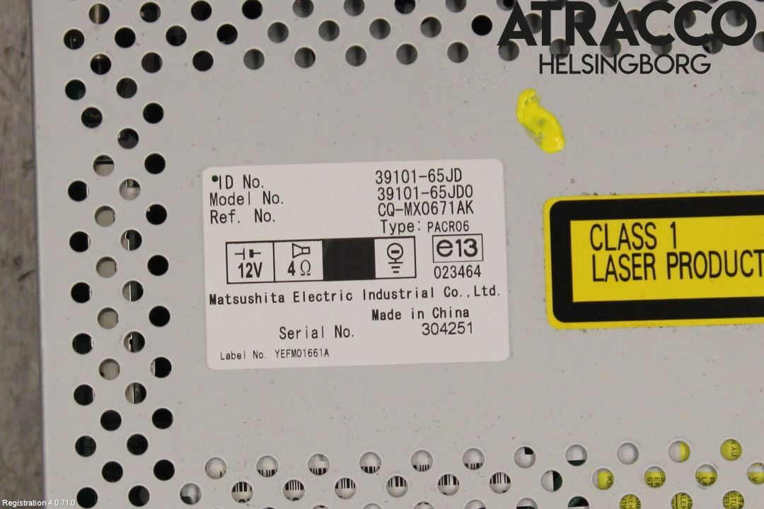Suzuki GRAND VITARA II 06-14 Cd Radio - Multimediapanel