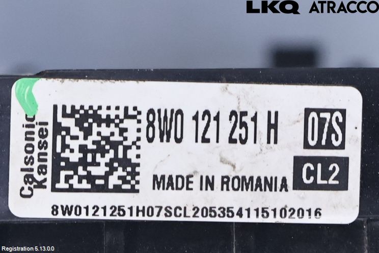 Audi A4/S4 B9 16-19 Kylare Aut