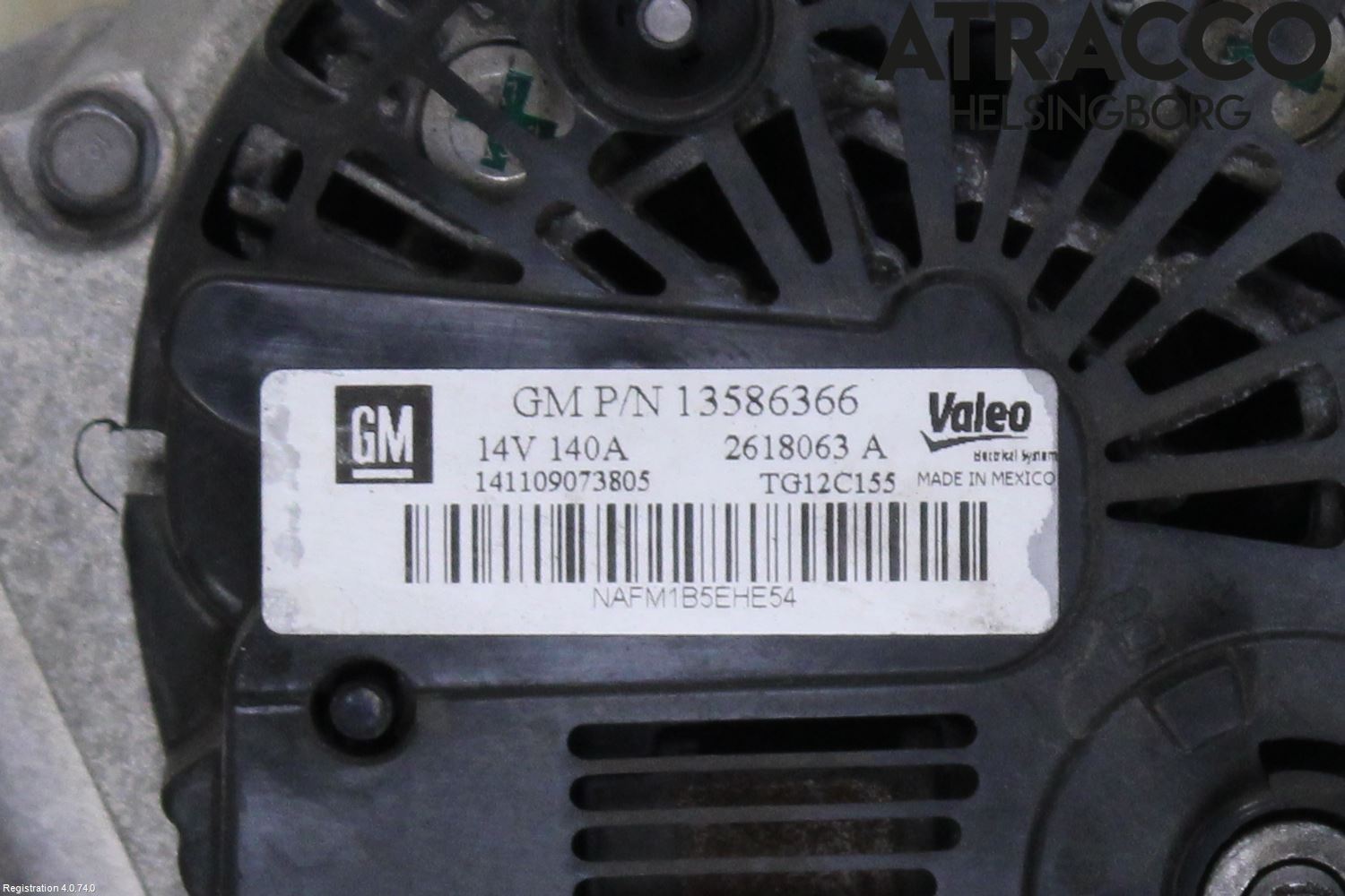 Opel ASTRA J 10-15 Generator
