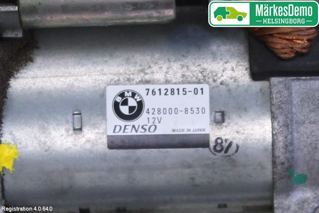 BMW 6 F12/F13 10-18 Startmotor