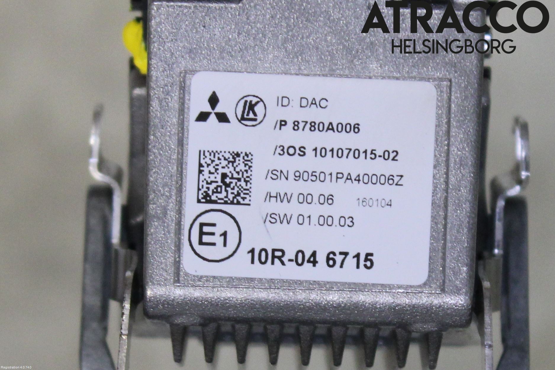 Mitsubishi L200 16-23 Sensor Aktivt Kollisionsskydd