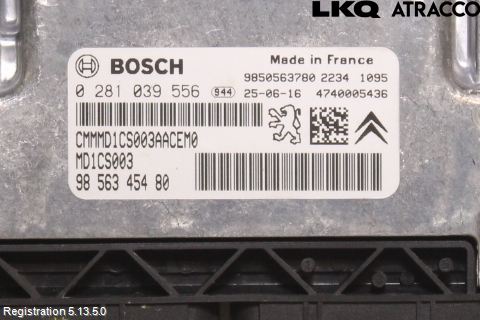 Citroen BERLINGO/E-BERLINGO 19- Styrenhet Inspump Diesel