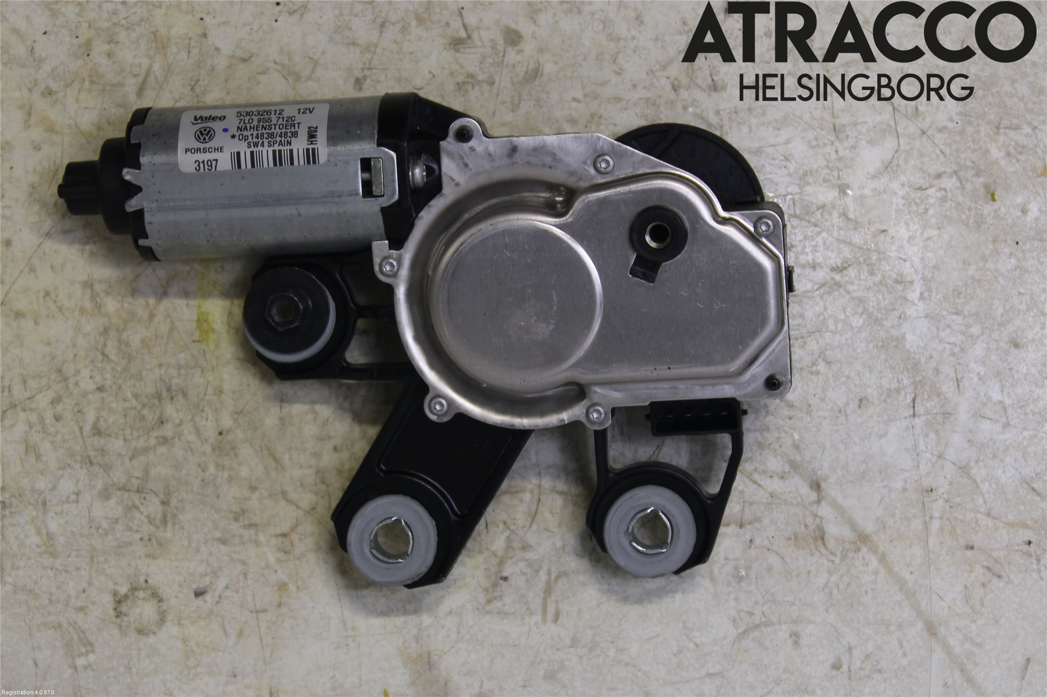 Porsche CAYENNE 03- Torkarmotor Baklucka