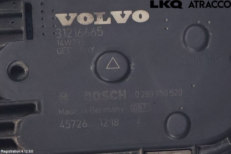 Volvo V70 14-16 Injspjällhus