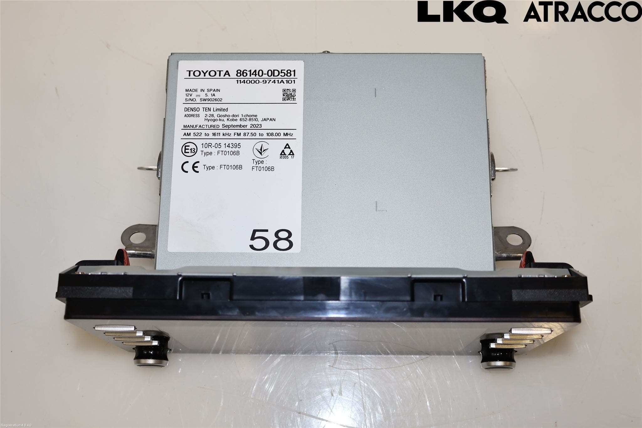 Toyota YARIS XP21 20- Cd Radio - Multimediapanel