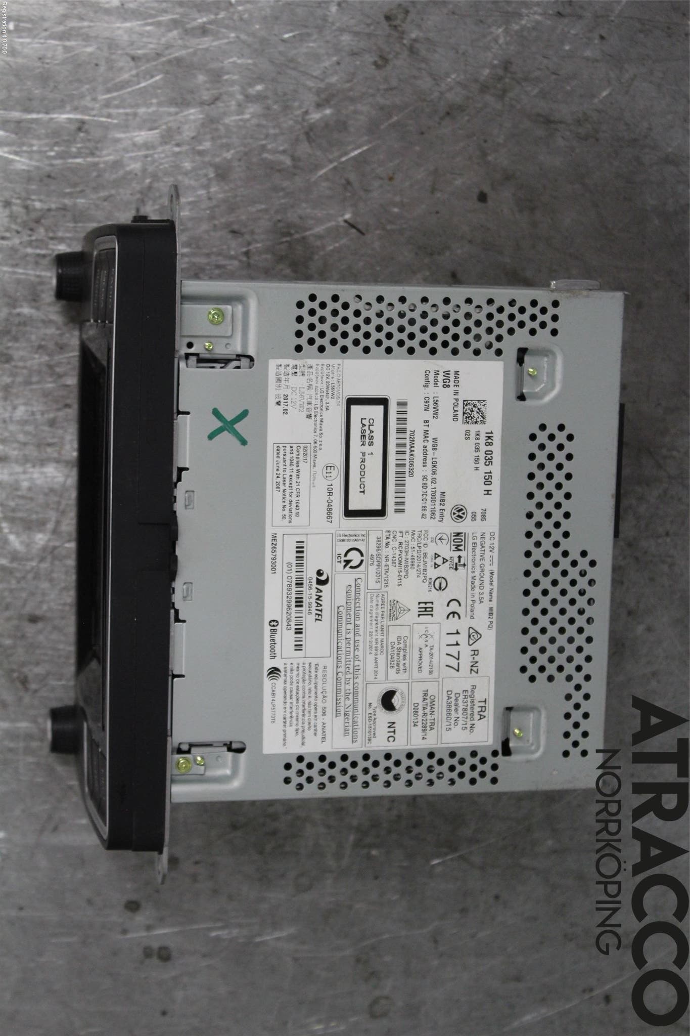 Volkswagen VW CADDY 16-20 Cd Radio - Multimediapanel