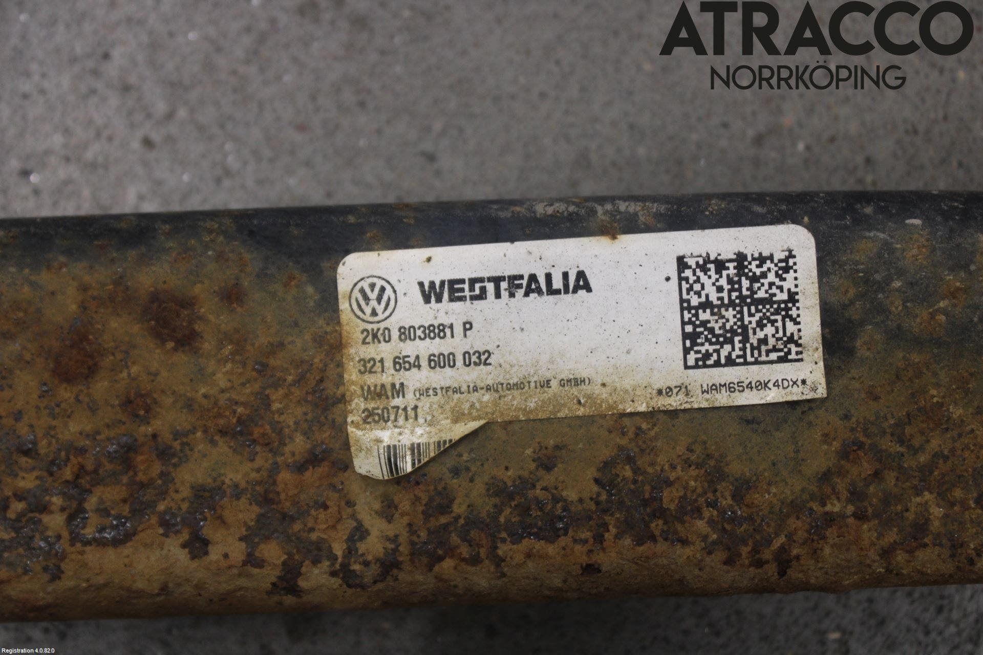 Volkswagen VW CADDY 11-15 Dragkrok