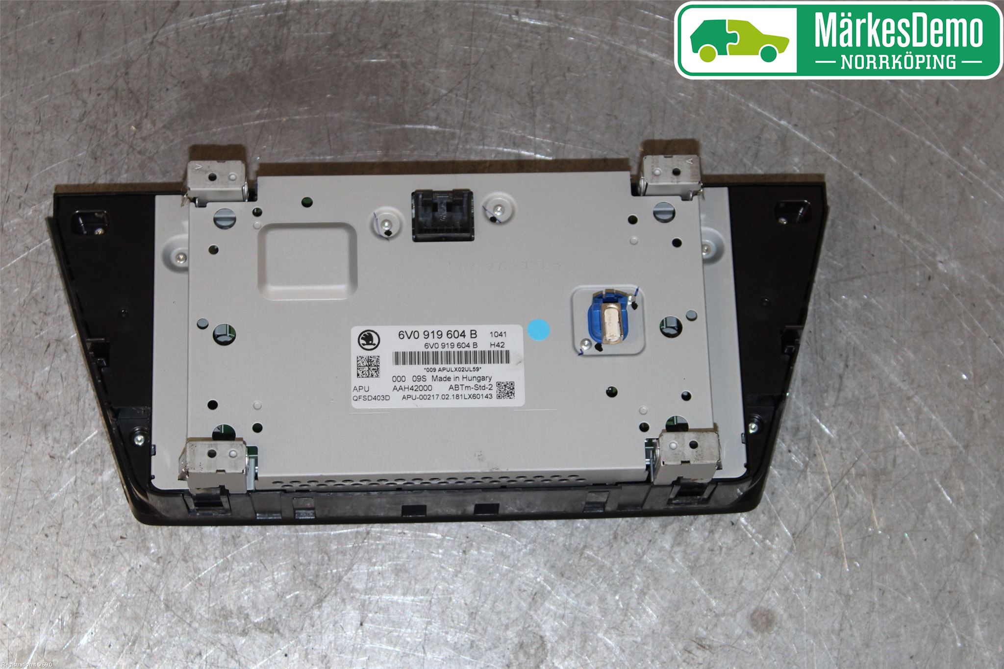 Skoda FABIA 15-21 Multifunktionsdisplay