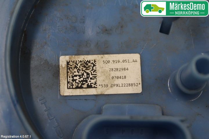 Volkswagen VW GOLF / E-GOLF VII 13-20 Bränslepump El