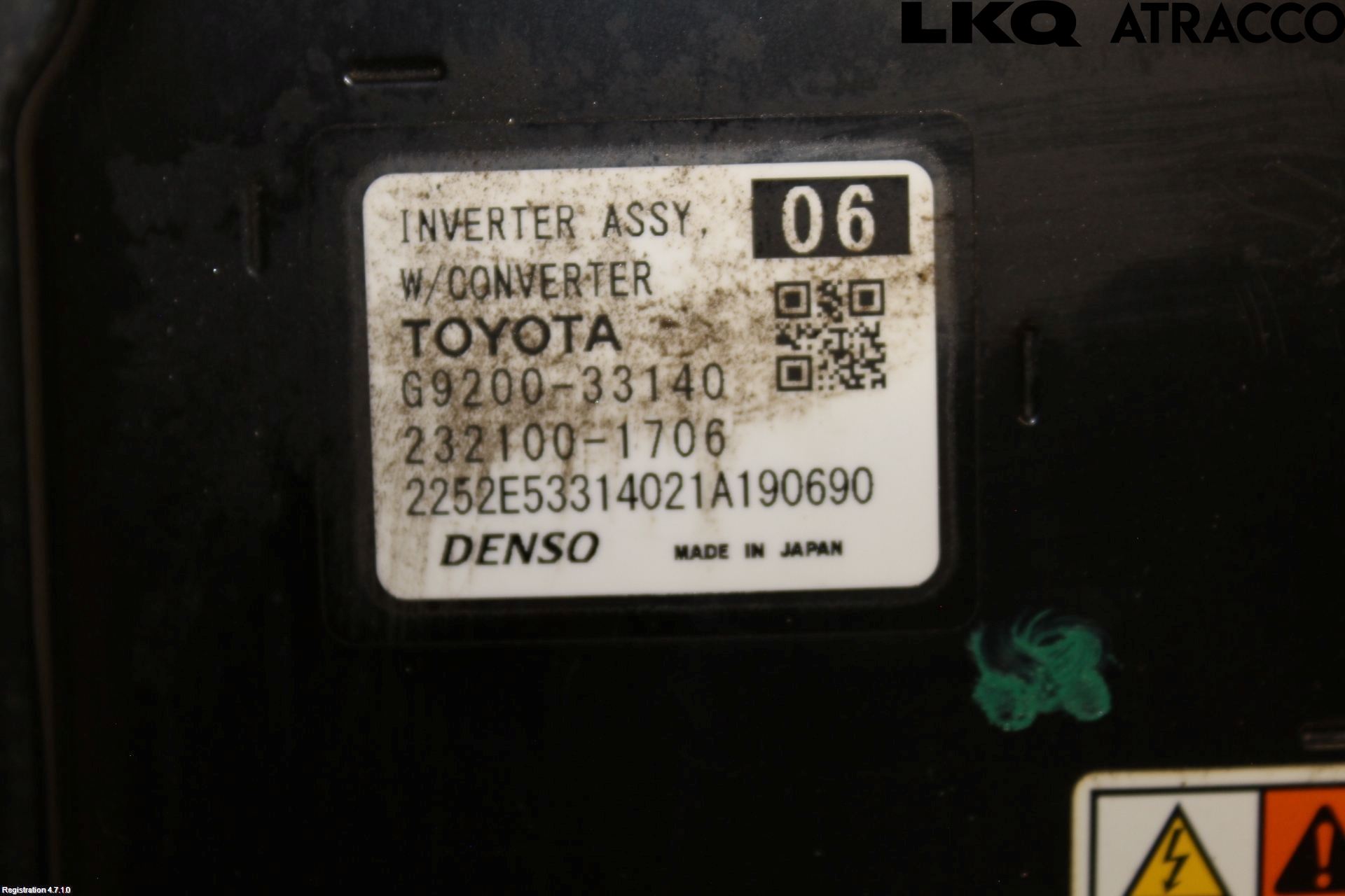 Lexus ES 250/300/330 Inverter Hybrid