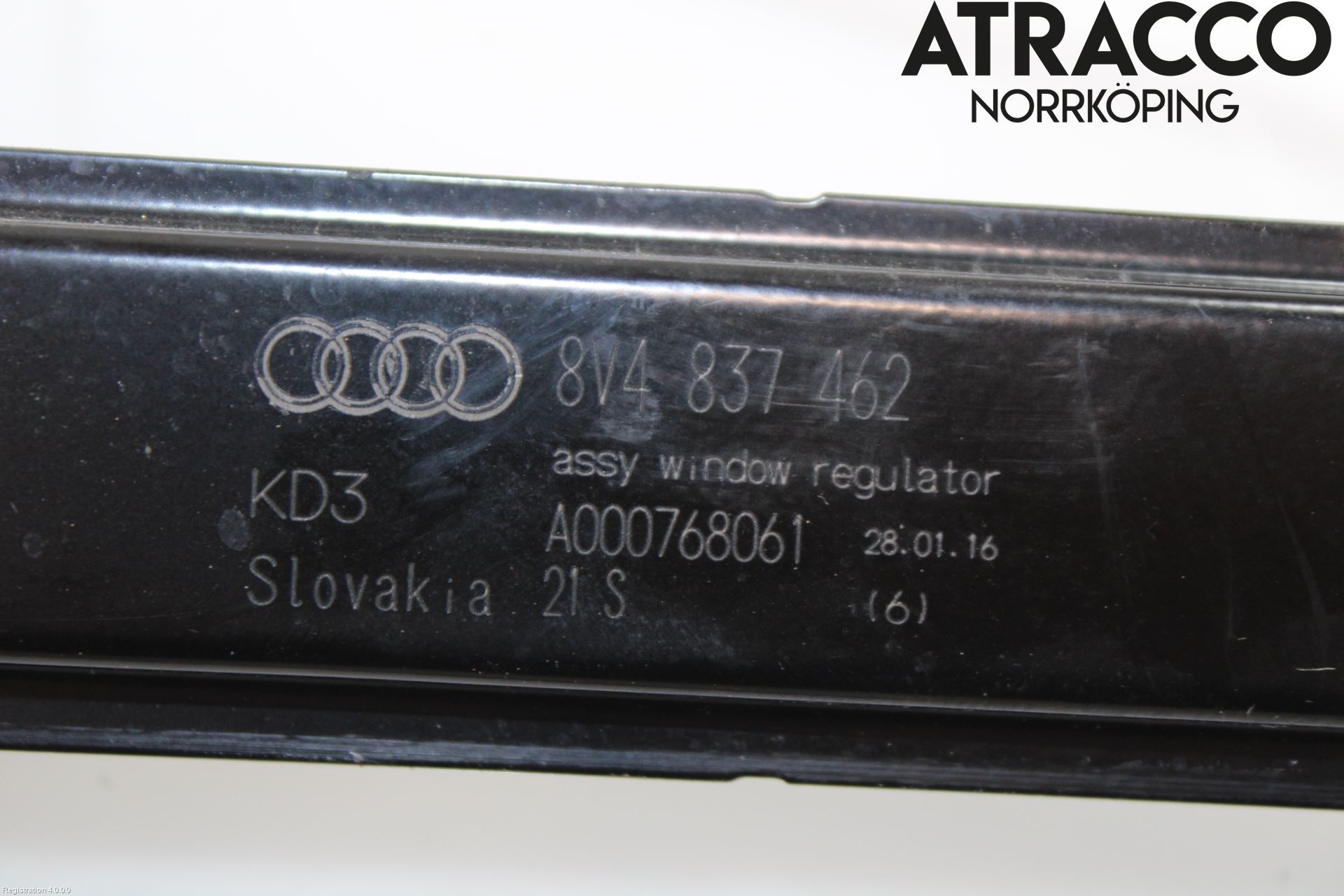 Audi A3/S3 8V 13-20 Fönsterhiss El Kompl