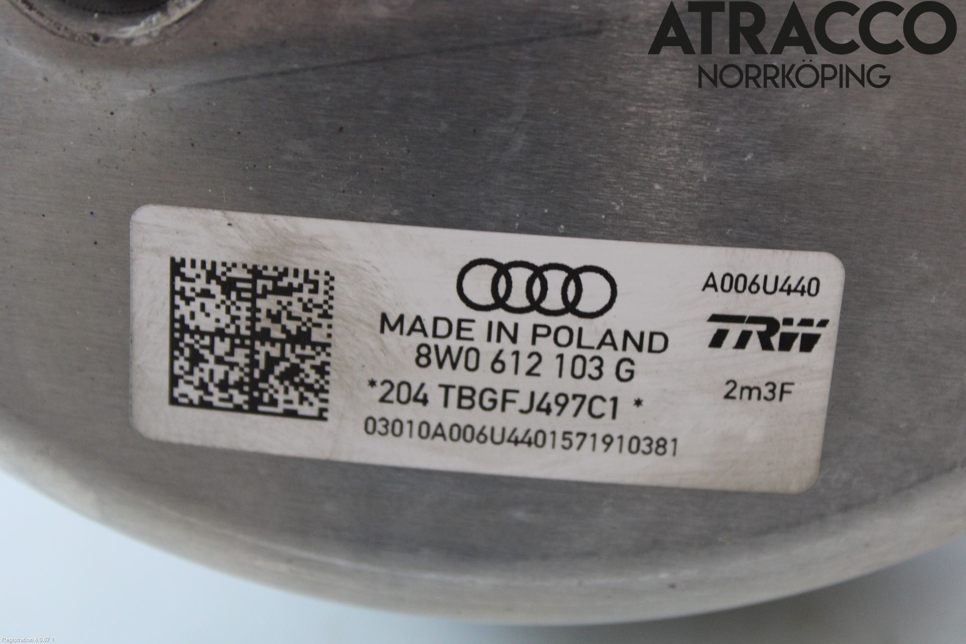 Audi A5 17- Bromsservo