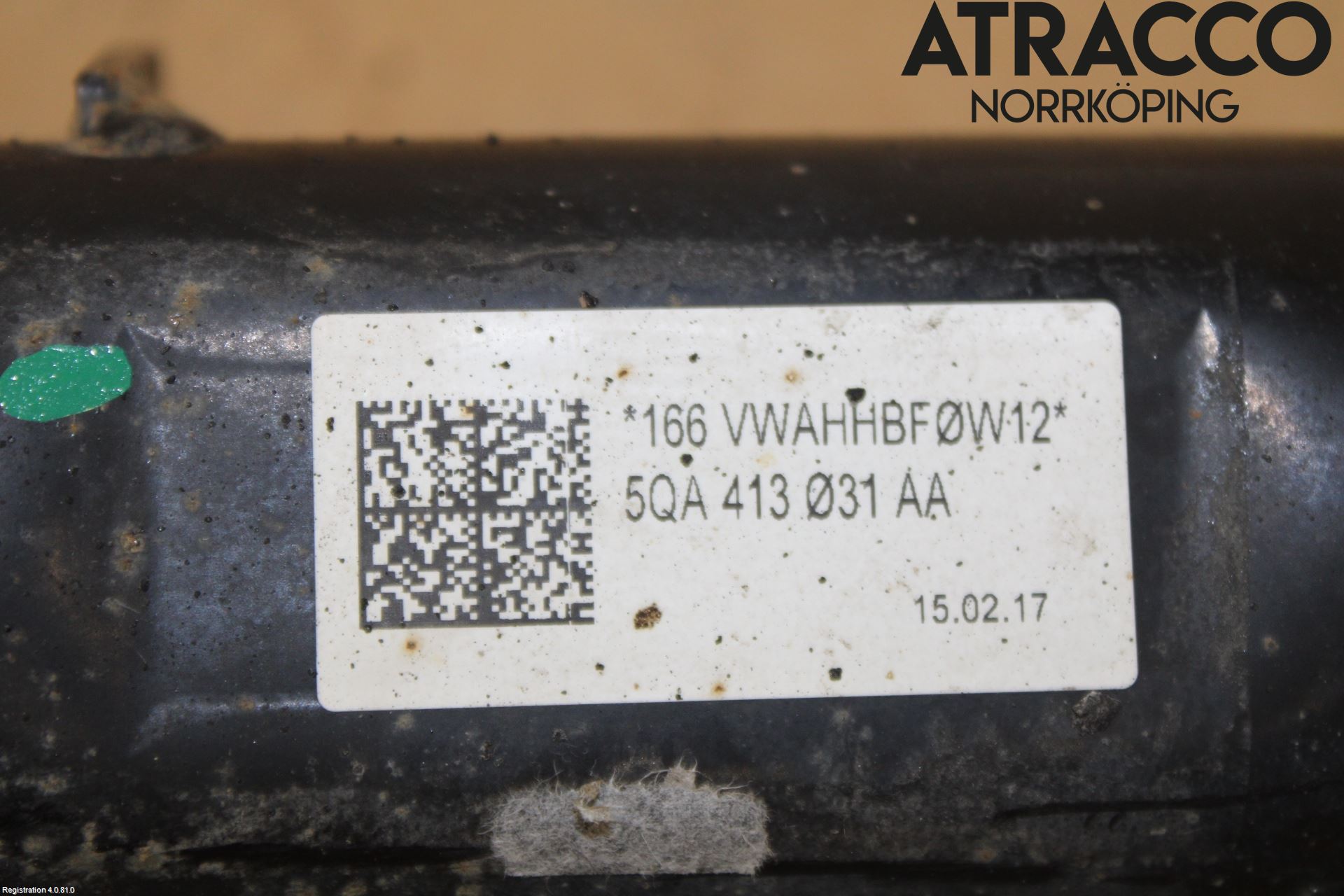 Volkswagen VW TOURAN 16- Fjäderben Fram Höger