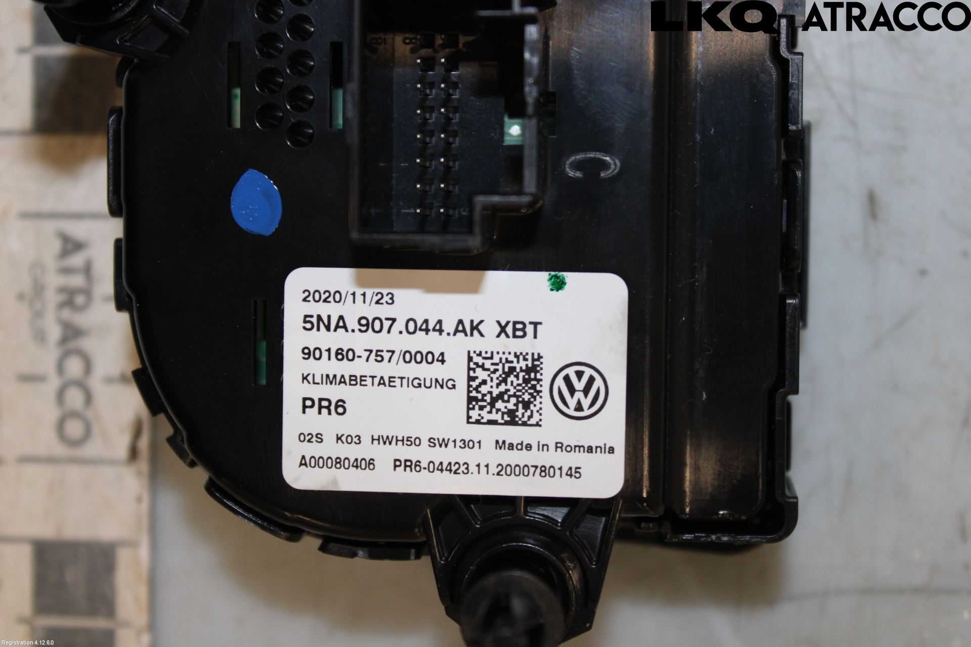 Volkswagen VW TIGUAN 16-24 Värmereglage