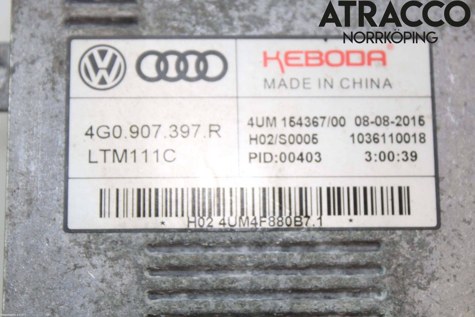 Audi A6/S6 4G 11-18 Styrenhet Strålkastare