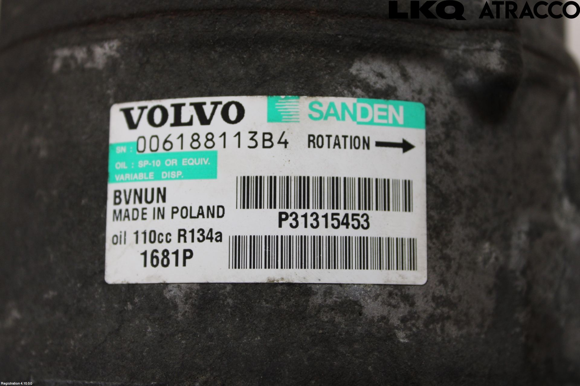 Volvo V60 14-18 Ac Kompressor