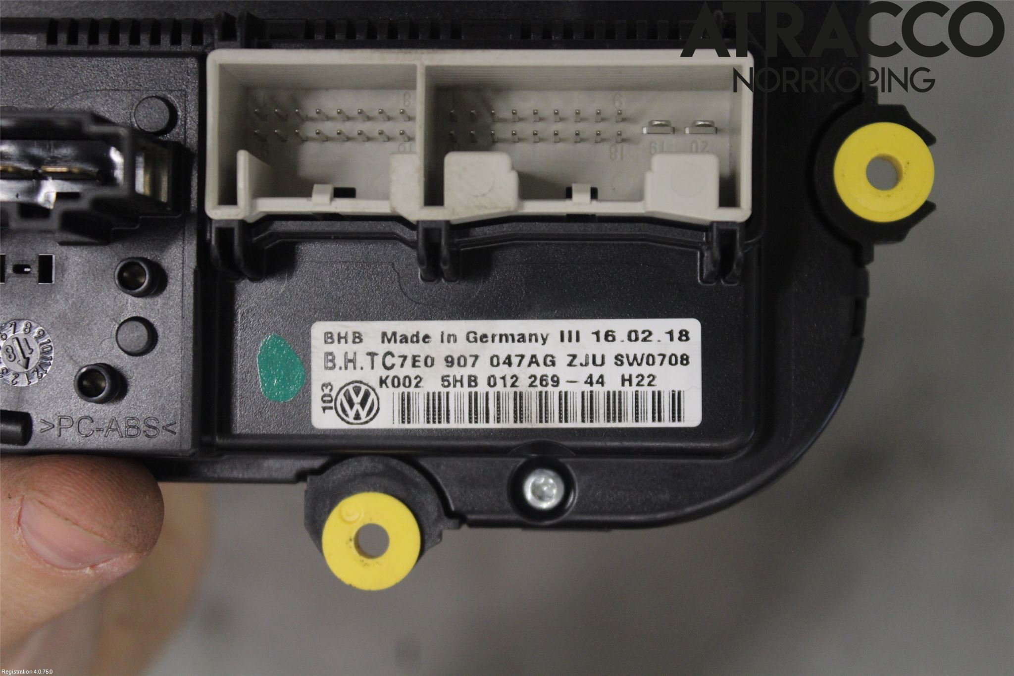 Volkswagen VW TRANSP/CARAVELLE (T6) 16-22 Värmereglage