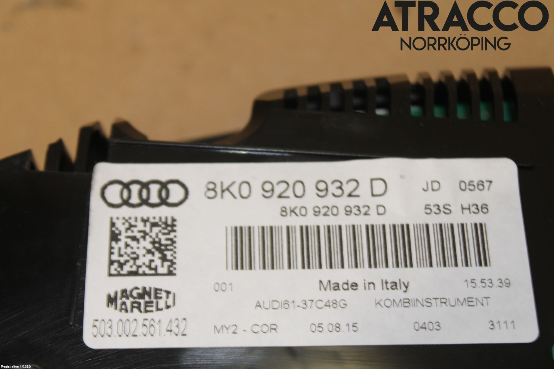 Audi A4 12-15 Instrument Komb