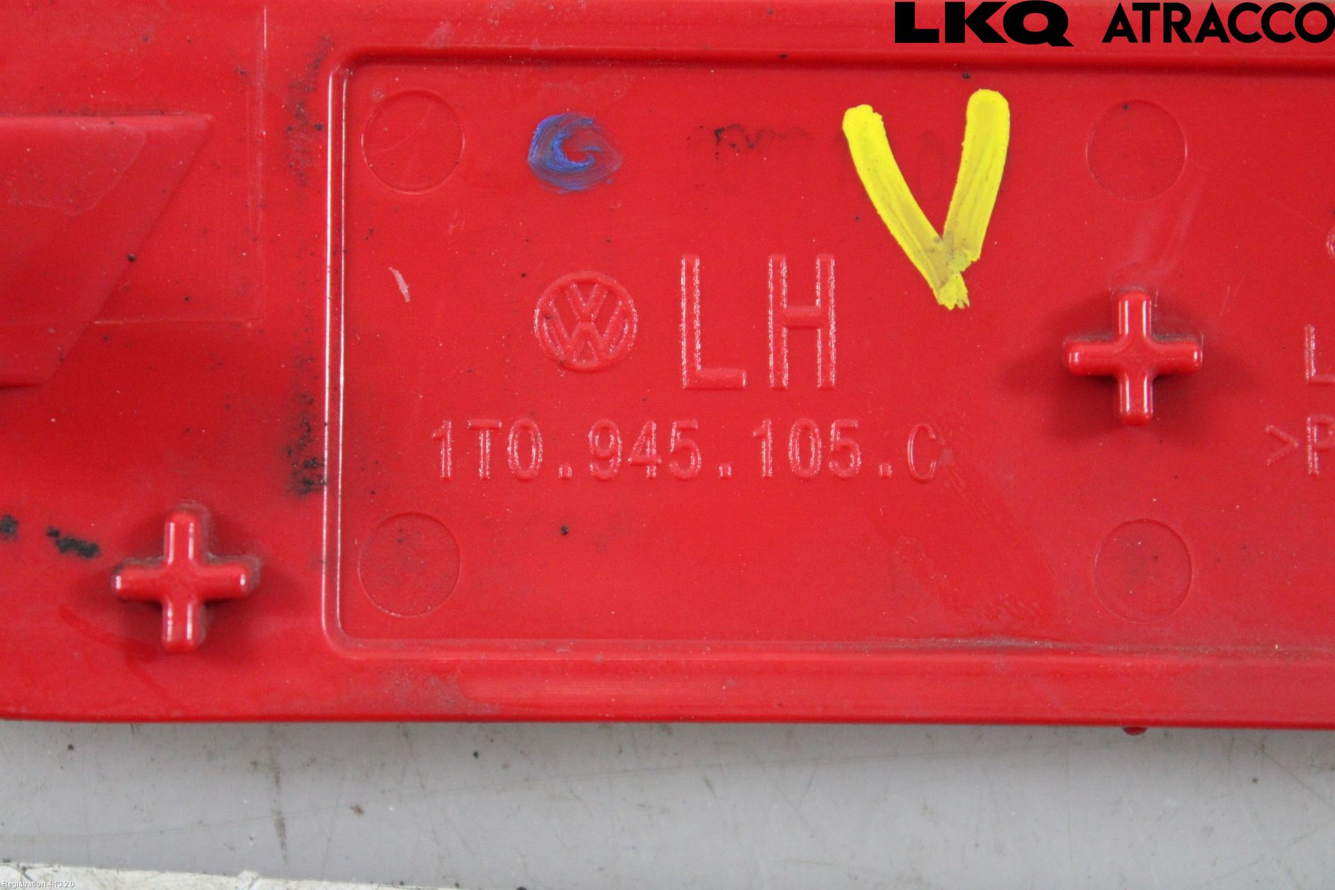 Volkswagen VW TOURAN 10-15 Dimljus/Reflex Bak